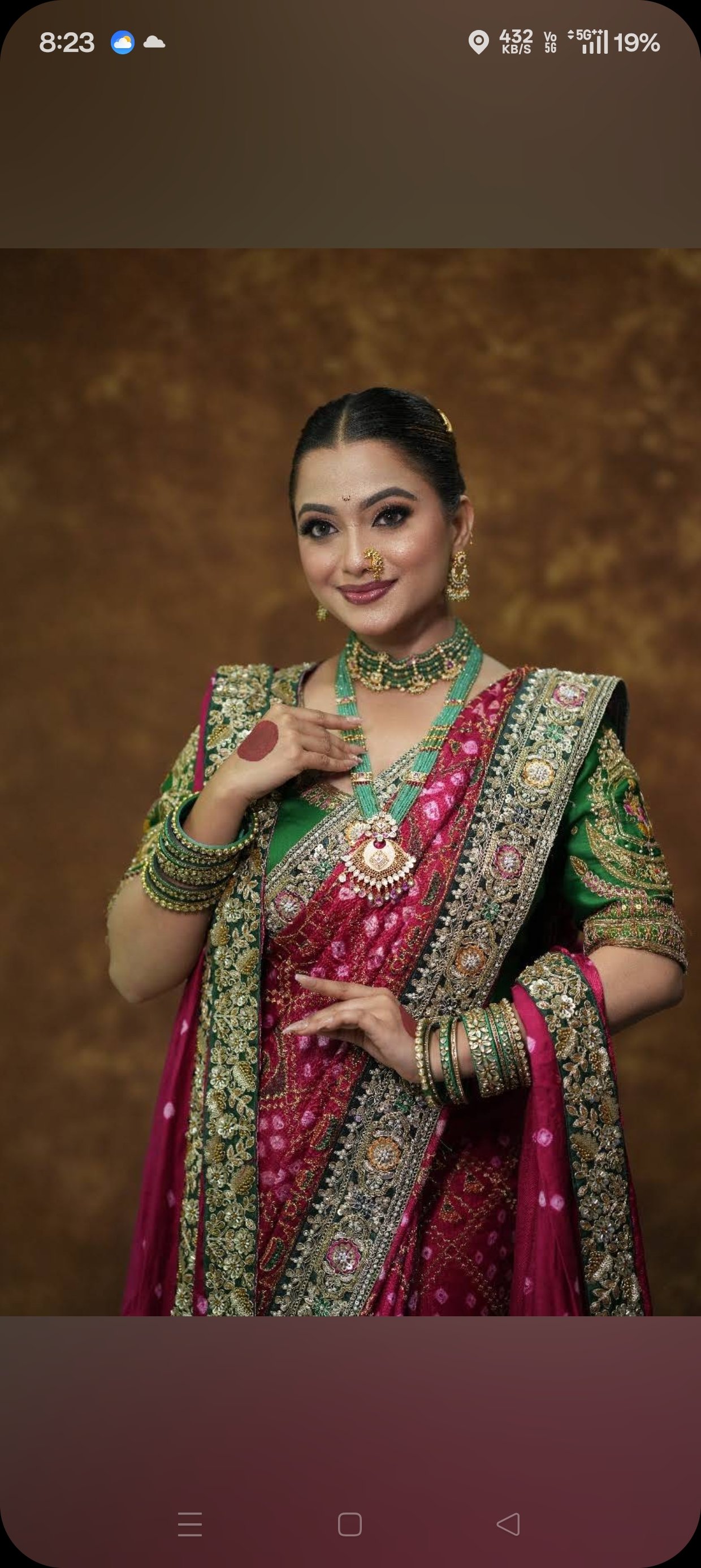 Bridal makeup look